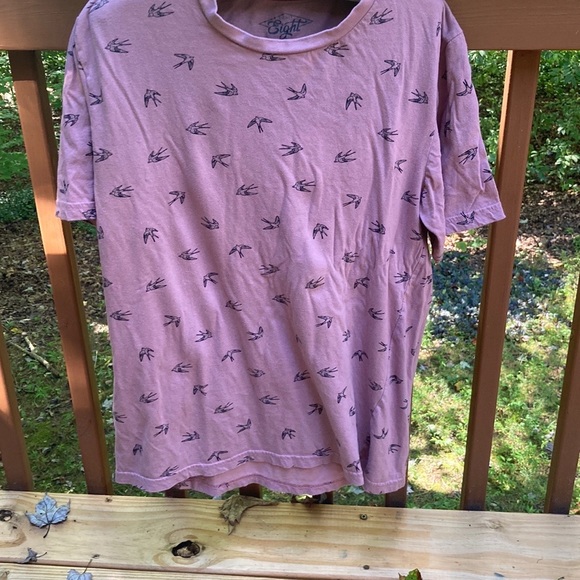 Eighty Eight Tops - Eighty eight cotton dusty pink bird shirt
